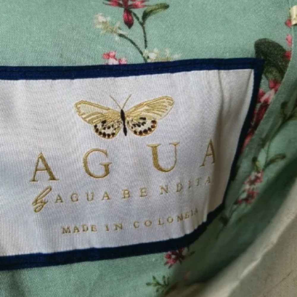 Agua by Agua Bendita Lima Orquidea Linen Maxi Dress - Picture 12 of 14